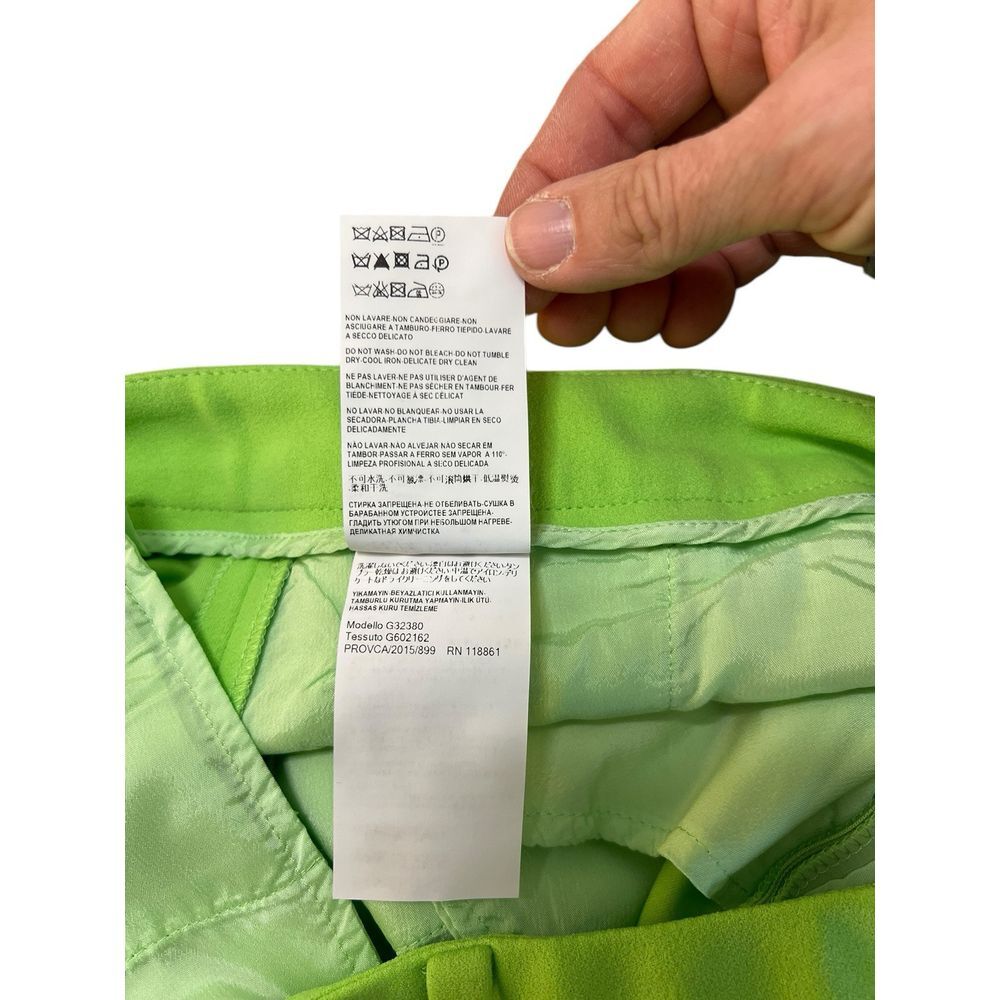 VERSACE COLLECTION Trousers Green Size‎ 40UK Style G32380 Italy Designer Women's - Picture 10 of 11